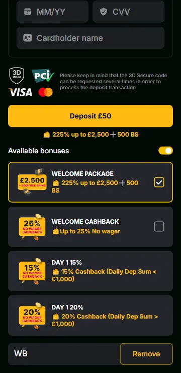 Big bass bonanza outside gamstop welcome bonus activation screen